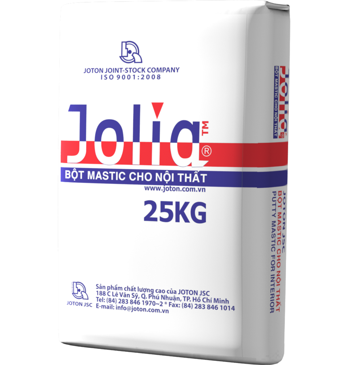BỘT TRÉT TƯỜNG NỘI THẤT JOLIA/ Interior Skim Coat